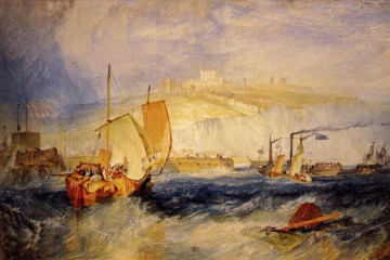 Castillo de Dover Romántico Turner Pinturas al óleo